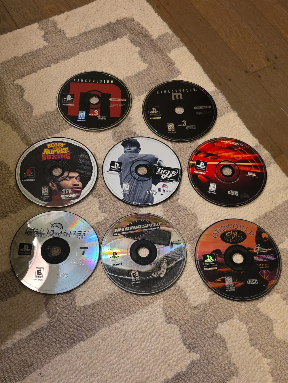 Sony PlayStation Games - Set Of 8